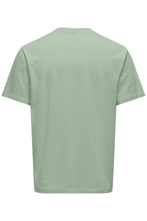Only & Sons onslevi life reg text ss tee noos